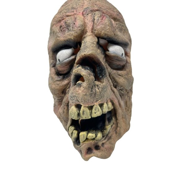 The Paper Magic Group Halloween 2003 Mask Creepy‎ Zombie Full Head White Hair - Picture 3 of 12